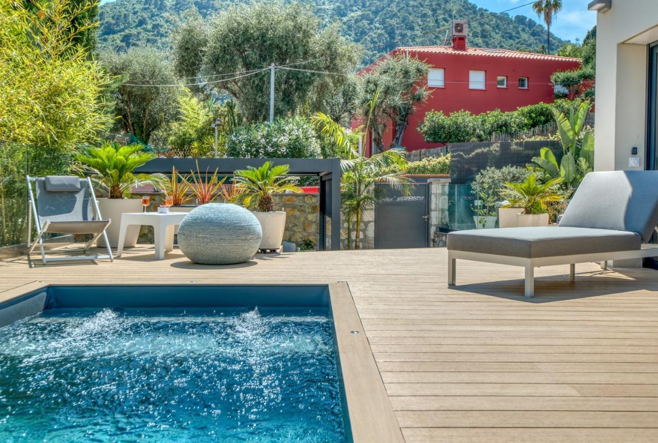 Deluxe VILLA GRAZIELLA 200 M FROM THE BEACH Èze Exterior foto
